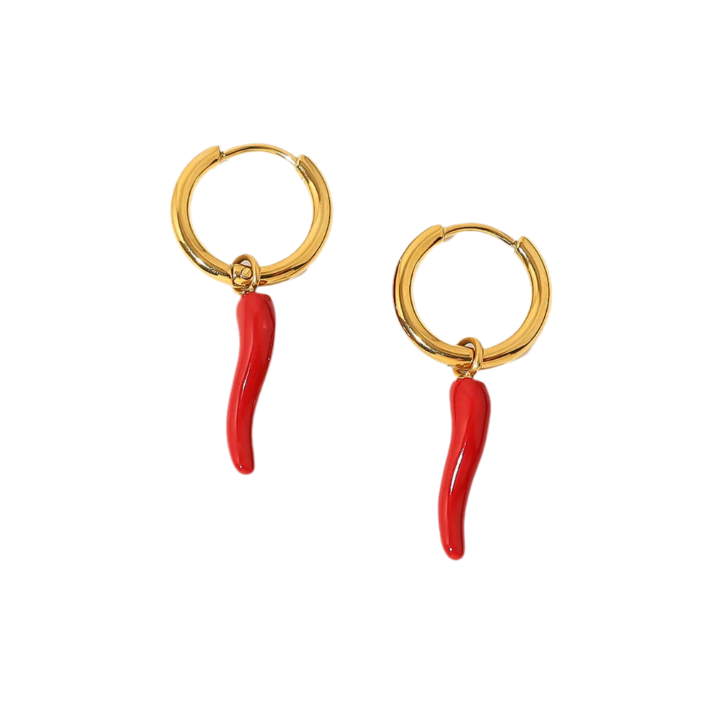 Earrings Chili Pepper