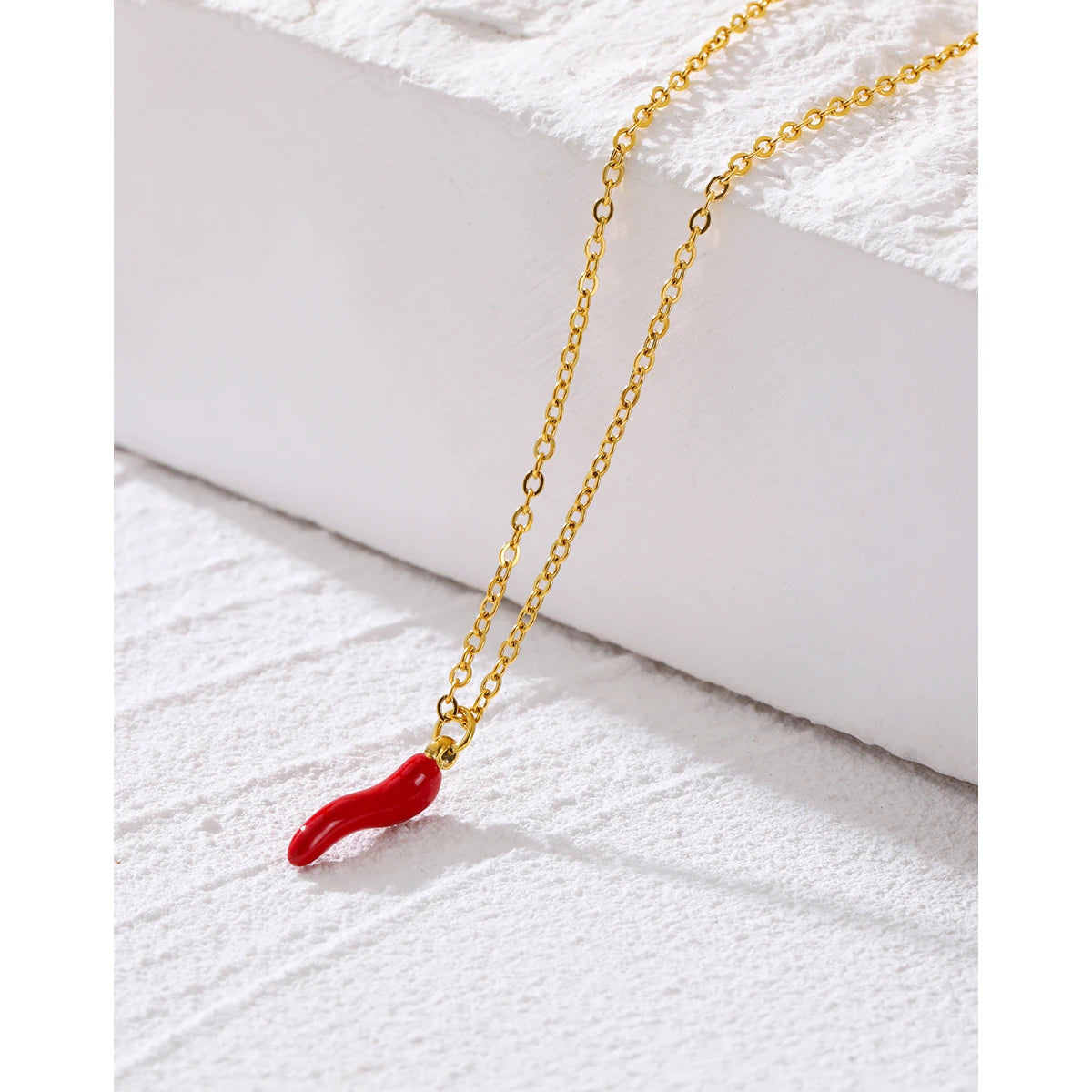 Little Red Pepper Pendant Cute Jewelry